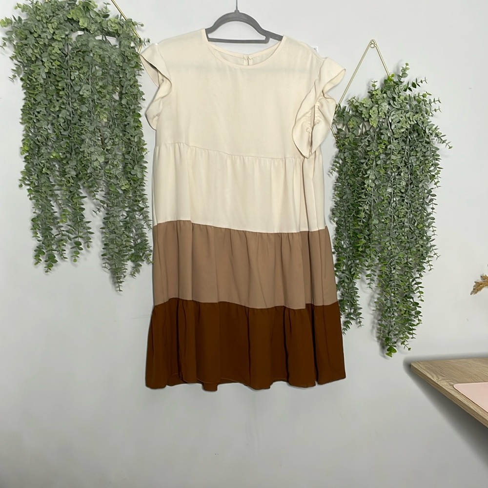 Ombré brown dress